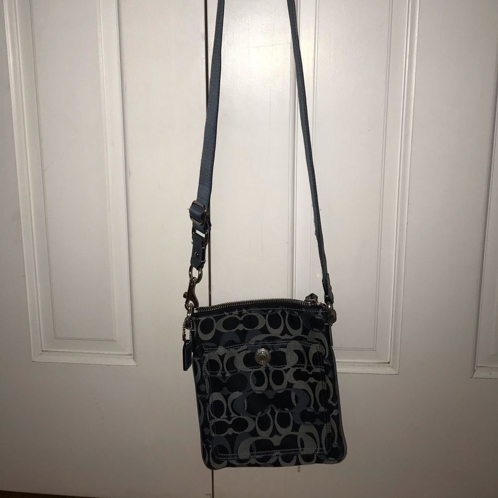 Coach crossbody bag with matching coin purse